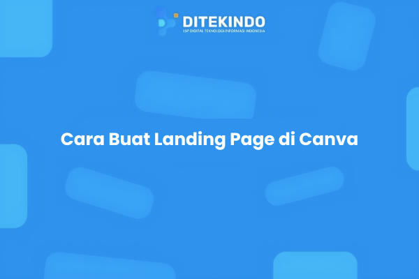 Cara Buat Landing Page di Canva