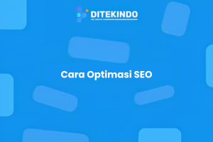 Cara Optimasi SEO