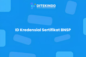ID Kredensial Sertifikat BNSP